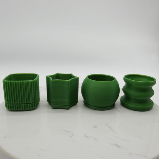 1/6 Scale Doll Furniture And Decor Set of 4 Garden Flower Pots Big Planters Choose Your Color Barbie Ken Integrity Toys FR Bratz 1:6 Diorama