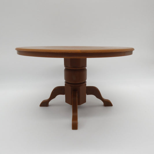 1/6 Scale Doll Furniture Round Dining Table Brown Wood Tone OR Choose Your Own Color 1:6 Barbie Integrity FR Bratz Diorama