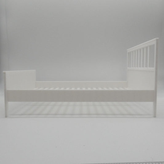 1/6 Scale Doll Furniture Bed Frame Double/Queen Size Ikea Hemnes Style 3 Piece Choose Your Color Barbie Integrity Toys FR Bratz 1:6 Diorama