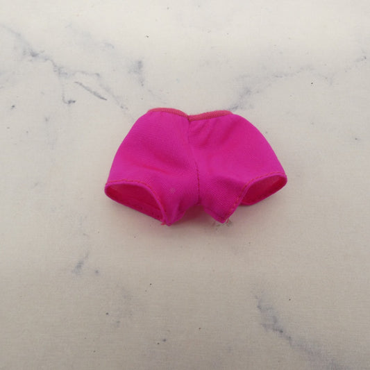 Barbie Doll Shorts Pink Hot Pants Elastic Waist Athletic Workout Fashionistas