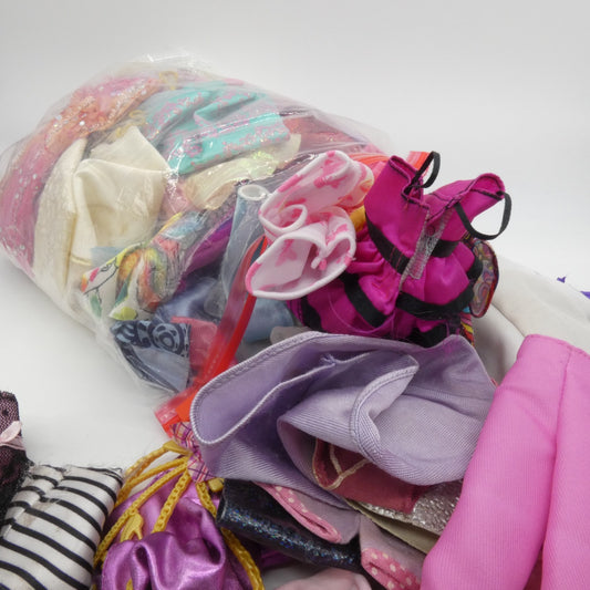 TLC Doll Size Clothing Remnants For Repair Lot A Barbie Ken Clone Varies 1 Pound