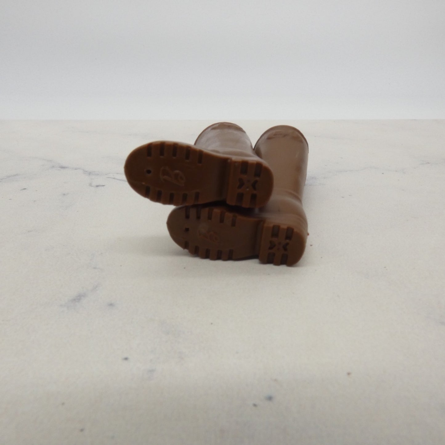 Barbie Doll Shoes Brown Tall Boots Closed Toe 2016 Farm Vet Mattel DHB71