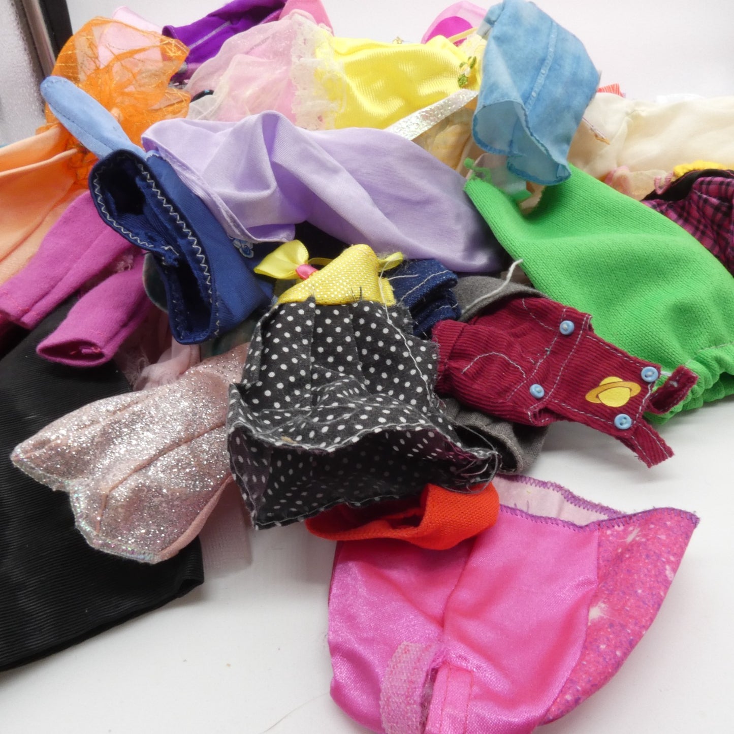 TLC Doll Size Clothing Remnants For Repair Lot B Barbie Ken Clone Varies 1 Pound