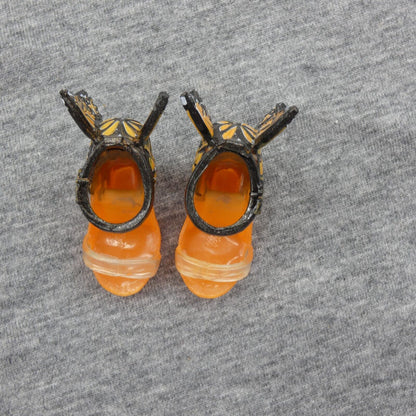 Rainbow High Poppy Rowan Series 1 Doll Shoes Orange Platform Heels Butterflies M