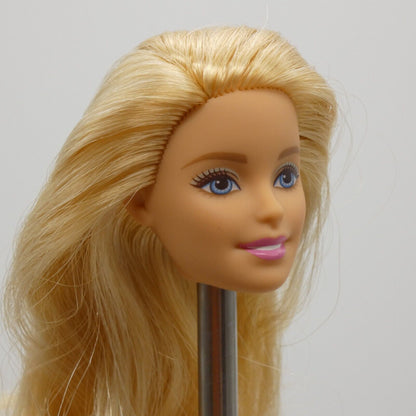 Barbie Fashion Doll Head Millie Face Blonde Blue Eyeshadow Light Skin Mattel