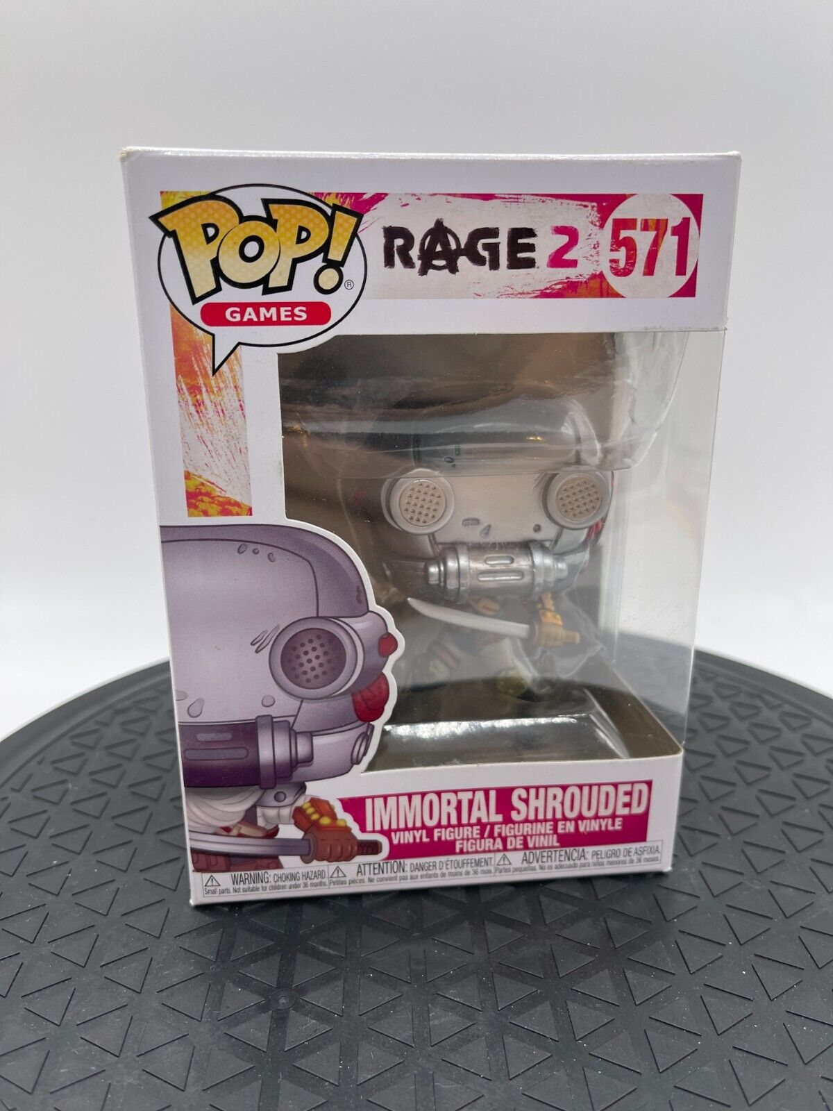 Funko Pop Games Rage 2 Immortal Shrouded 571 Vinyl Figure NRFB 2019 DRM191121