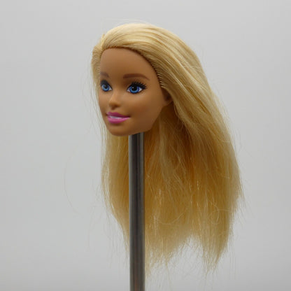 Barbie Beach Doll Head Only Millie Face Blonde Medium Light Skin 2016 DWK00