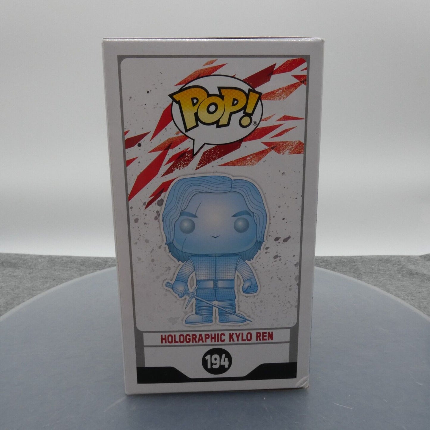 Funko Pop Holographic Kylo Ren Bobble Head Star Wars 194 Glows In The Dark GITD