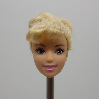 Disney Princess Cinderella Doll Head Blonde Hair Ballerina 2012 Mattel W5557