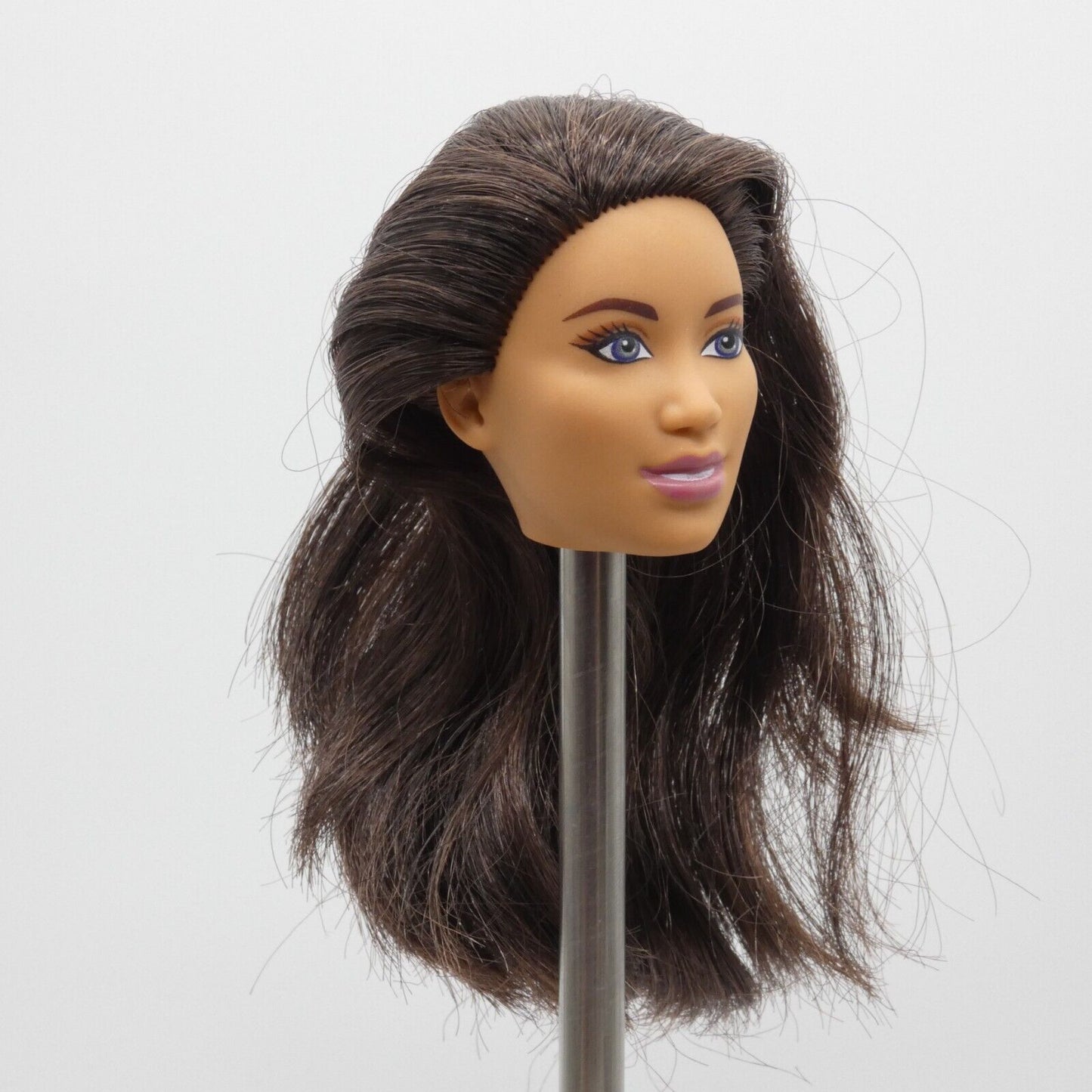 Barbie Basketball Player Doll Head AA Crystal Face Brown Hair 2018 FXP06 Mattel