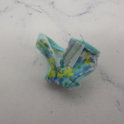 Barbie Doll Swimsuit Bathing Suit Bikini Bottom Only Blue Floral