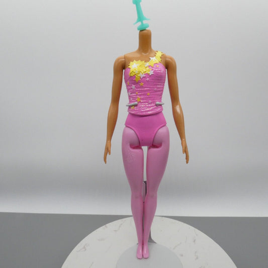 Barbie Dreamtopia Unicorn Doll Body Only Pink Molded Bodysuit 2022 Mattel HGR21