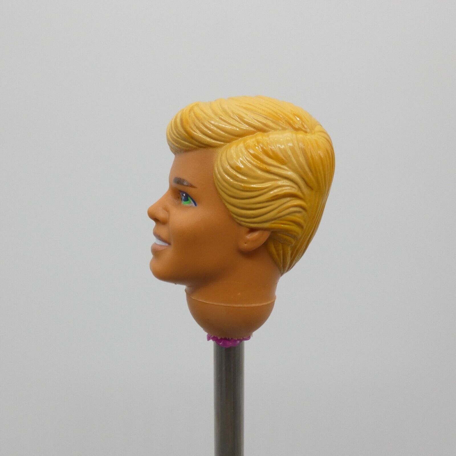 Barbie Costume Ball Ken Doll Head Only Blonde 1991 Malaysia Mattel 7154