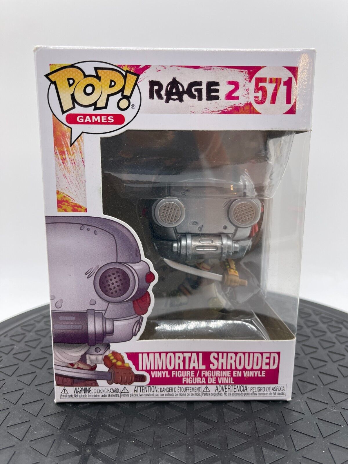 Funko Pop Games Rage 2 Immortal Shrouded 571 Vinyl Figure NRFB 2019 DRM191121