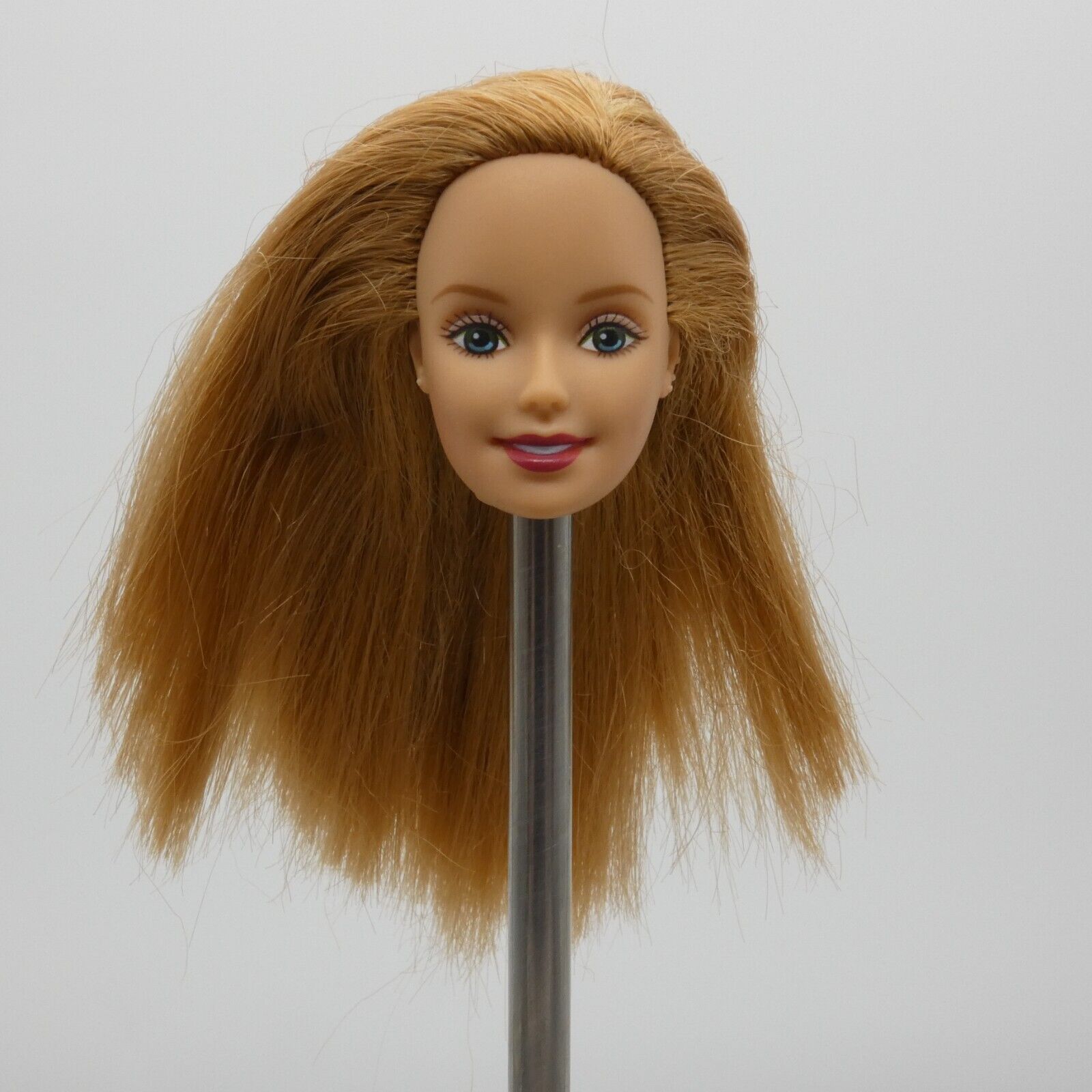 Barbie Xhilaration Doll Head Generation Girl Face Red Hair Blue Eyes 1999 23961