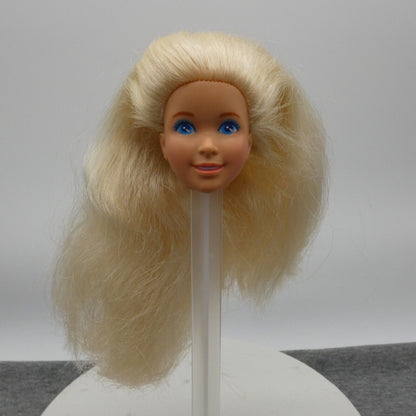 Barbie Teen Scene Jazzie Doll Head Only Blonde 1991 Medium Light Skin Tone