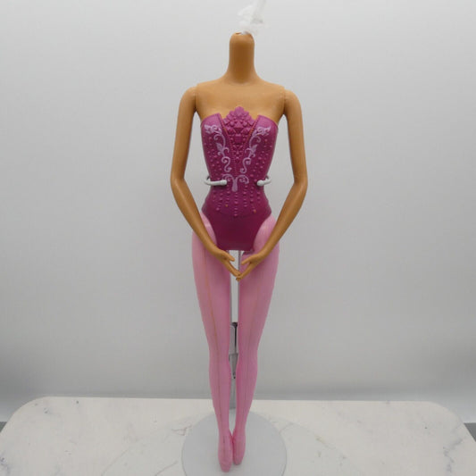 Barbie You Can Be Anything Ballerina Doll Body Pink Molded Bodysuit 2016 DHM58