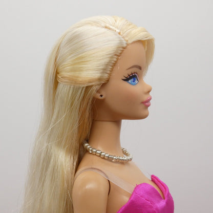 Necklace for Barbie Integrity Toys FR Size Doll White Silver Beaded Choker