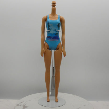 Barbie Beach Water Play Doll Body Only Molded Swimsuit Medium Light Skin DGT81