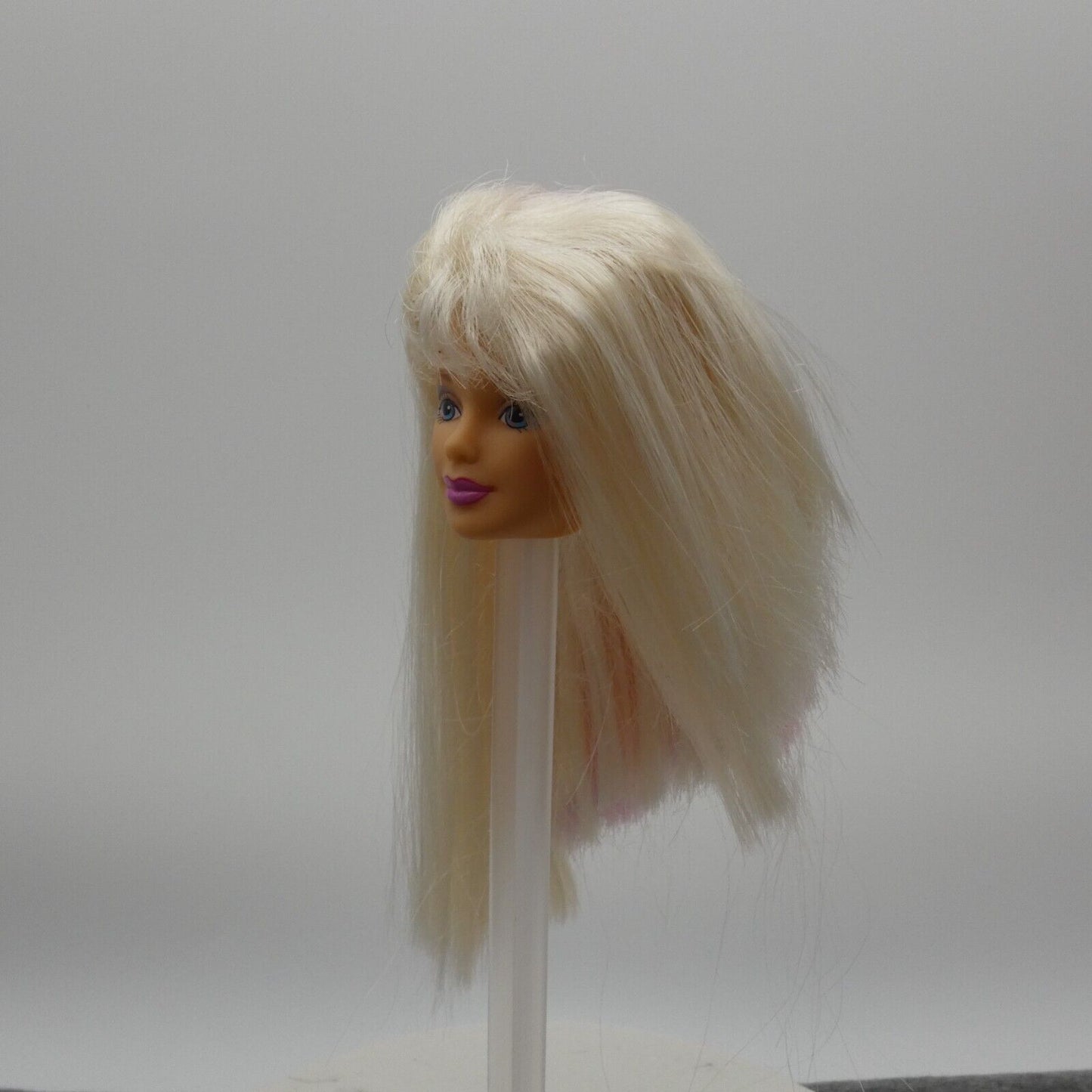 Barbie Mackie Face Doll Head Only Blonde Happenin Hair 1999 Mattel 22882