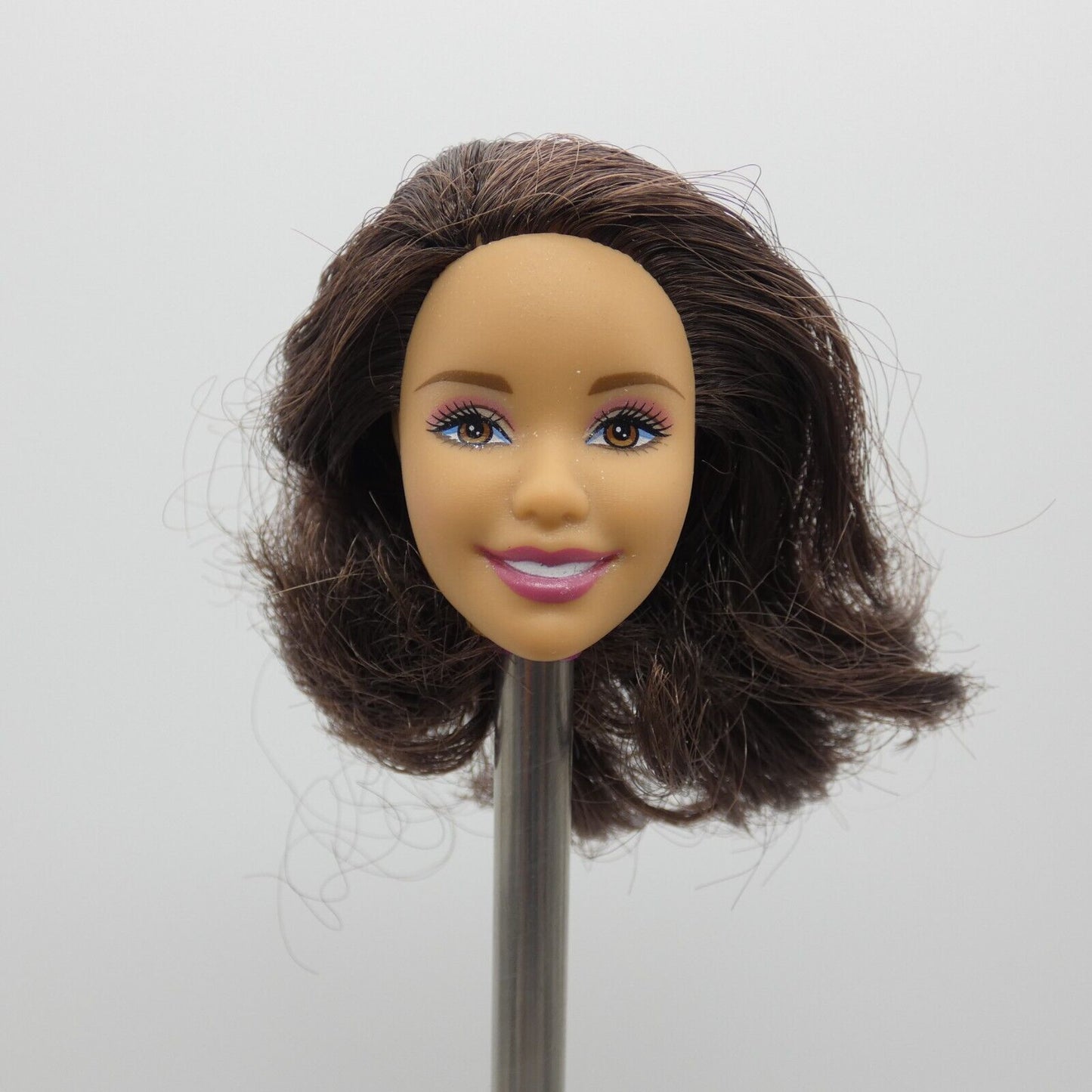 Disney High School Musical Gabriella Doll Head Only Brown Brunette 2009 Mattel 2