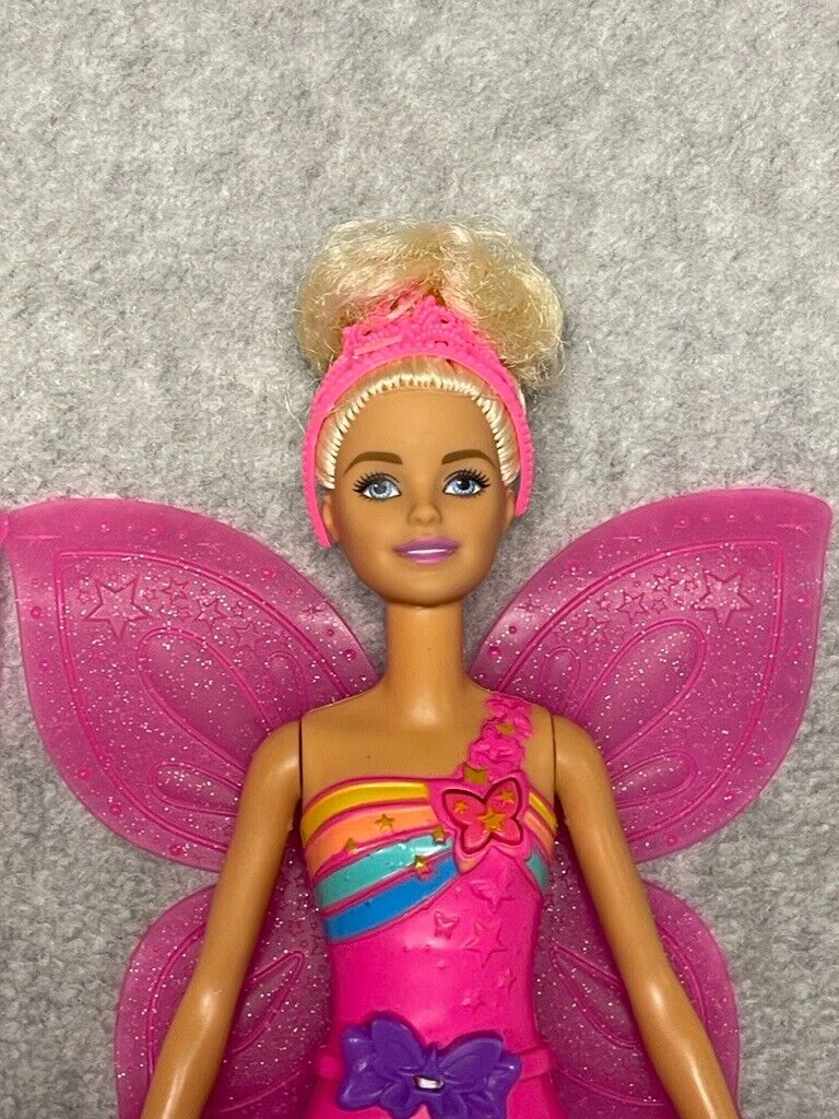 Barbie Dreamtopia Flying Wings Fairy Doll Lot of 2 Millie Face Dolls Blonde