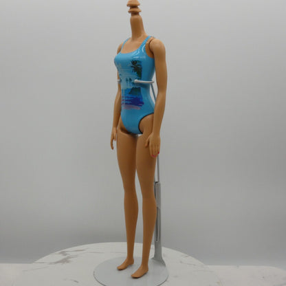 Barbie Beach Water Play Doll Body Only Molded Swimsuit Medium Light Skin DGT81