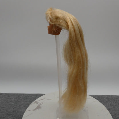 Barbie Sparkle Beach Doll Head Only Long Blonde Hair 1996 Mattel 13132 SuperStar