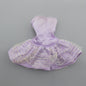 Barbie Doll Dress Purple Strapless Sleeveless Sweetheart Iridescent Tulle Mattel