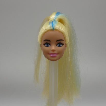 Barbie Cutie Reveal Millie Llama Doll Head Only Blonde Blue Hair 2022 Mattel