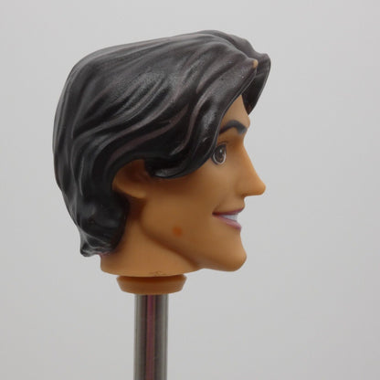 Disney Tangled Eugene Flynn Rider Doll Head Only Black Hair Goatee Mattel