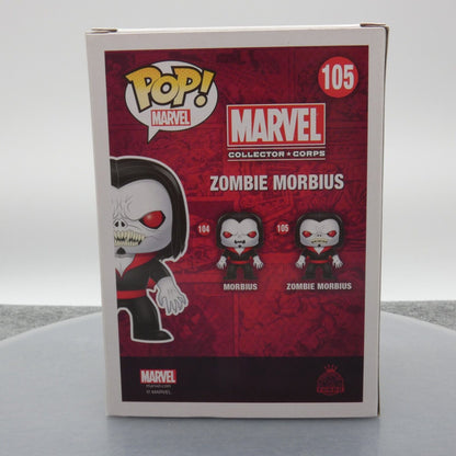 Funko Pop Zombie Morbius 105 Vinyl Bobble Head Exclusive 2015 Collector Corps