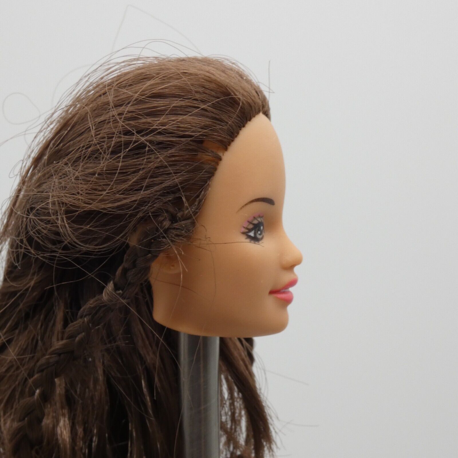 Barbie Palm Beach Teresa Doll Head Brown Eyes Hair Medium Light Skin 2002 53459