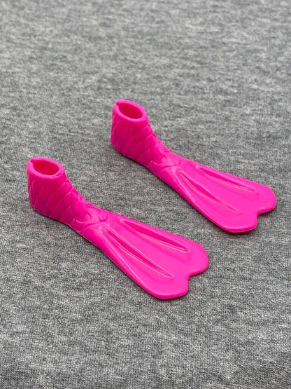 Barbie Beach Water Doll Shoes Flippers Pink Quilted Fashionistas Fashion Fever