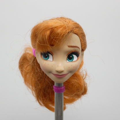 Disney Frozen Princess Anna Doll Head Ponytail Scrunchie 2016 Hasbro E0316 00631