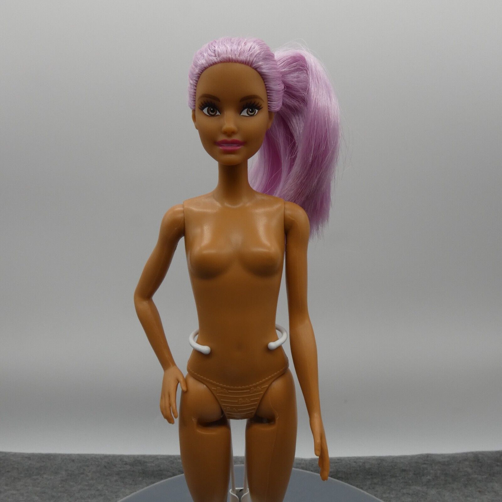 Barbie Careers Pop Star Doll Neysa Face Purple Side Glance Nude FXN98 2019