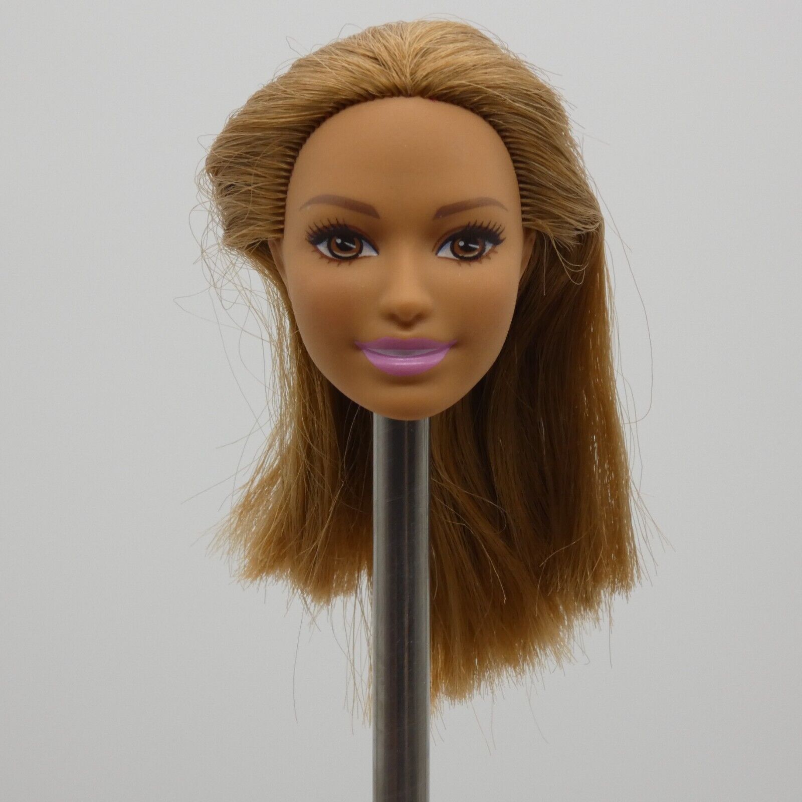 Barbie Beach Water Play Doll Head Summer Face Medium Light Skin 2016 DGT81