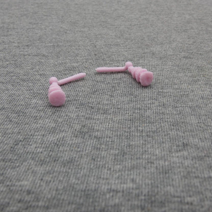 Barbie Doll Earrings Pink Tassels Removed Easy In Out 2022 Totally Hair HCM91