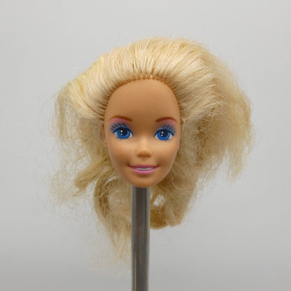 Barbie Animal Lovin' Doll Head Superstar Face Wavy Blonde Hair 1988 Mattel 1350