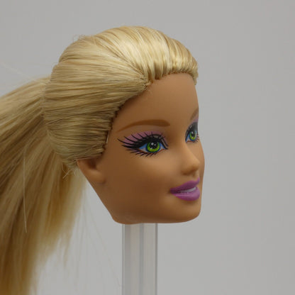 Barbie Doll Generation Girl CEO Face Bright Green Eyes Blonde Light Skin Tone