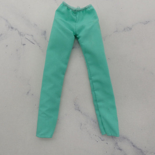 Barbie Doll Size Scrubs Pants Aqua Green Elastic Waist Doctor Nurse Medical