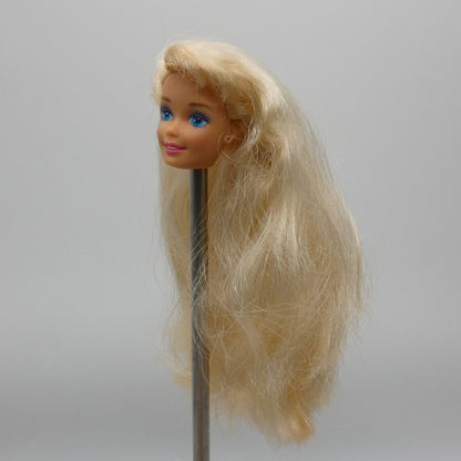 Barbie Angel Princess Doll Head Only Blonde Bangs SuperStar 1997 Mattel 15911