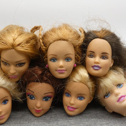 Barbie Size Doll Head Lot of 10 Pregnant Midge Teresa Millie Generation Girl