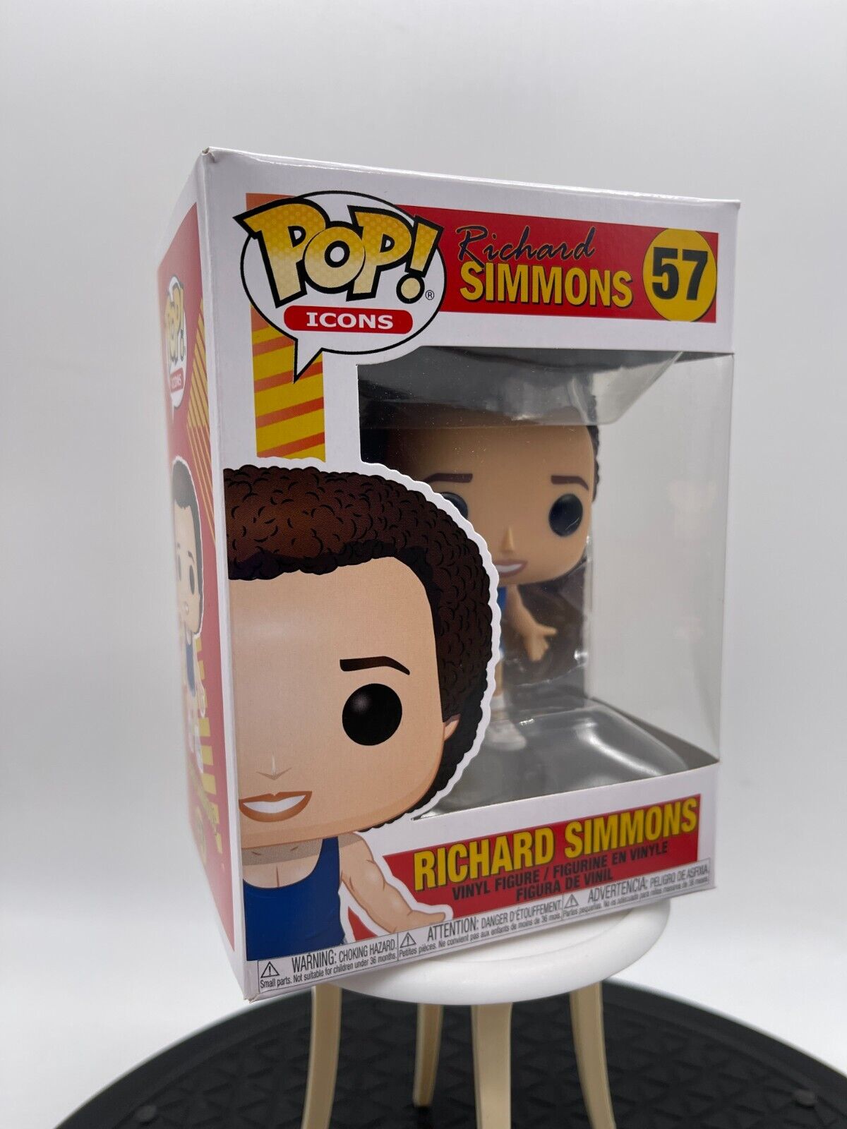 Funko Pop Icons Richard Simmons 57 Sweatin To The Oldies Vinyl Figure 2020