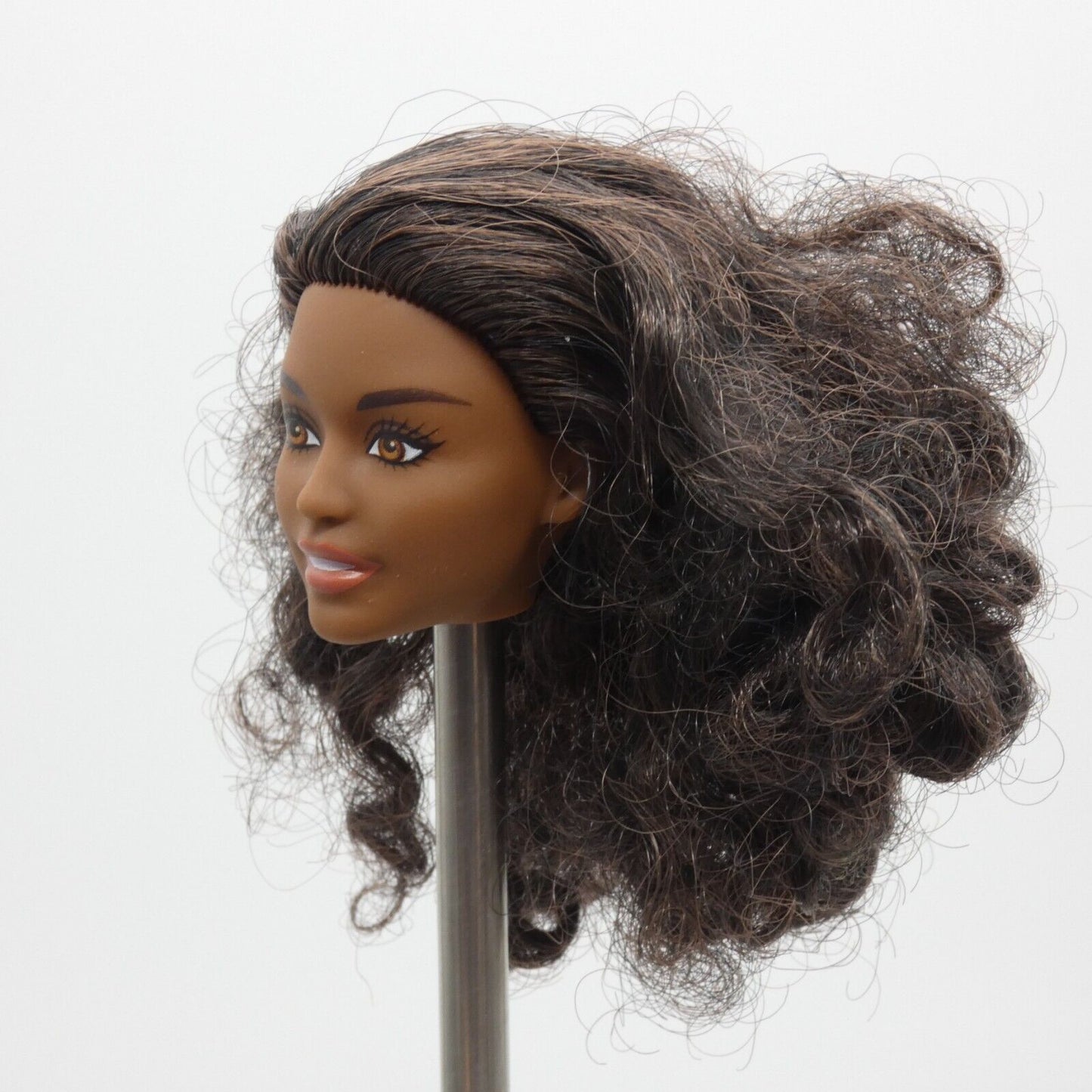 Barbie African American Doll Head Daya Face Curly Brown Hair 2020 Mattel GVJ98