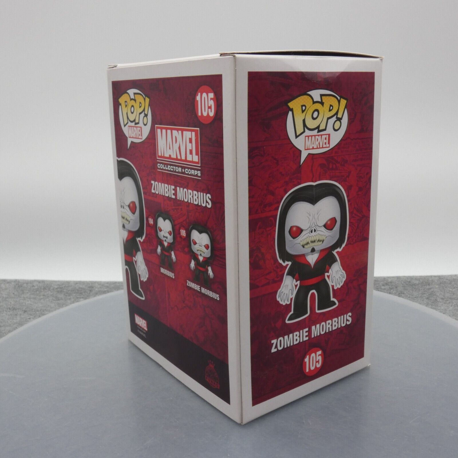 Funko Pop Zombie Morbius 105 Vinyl Bobble Head Exclusive 2015 Collector Corps