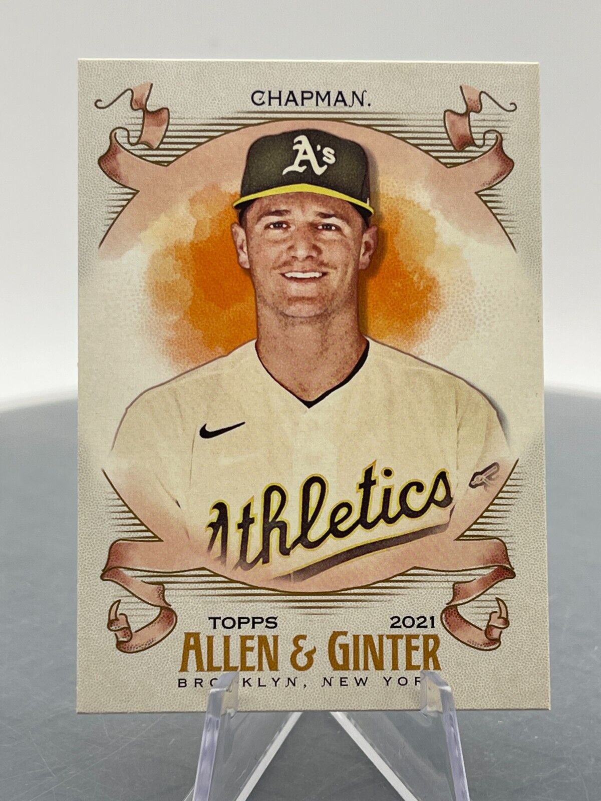 Matt Chapman 2021 Allen & Ginter Topps #56 Oakland Athletics