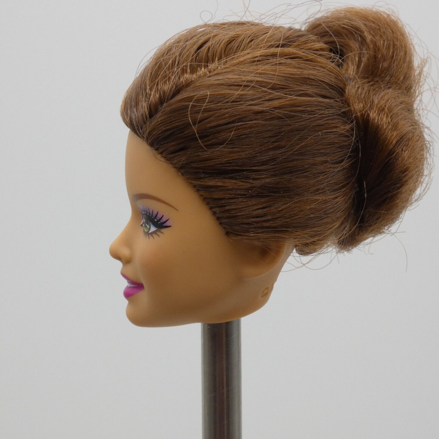 Barbie Ballerina Teresa Doll Head Summer Face Brown Hair Green Eyes Mattel