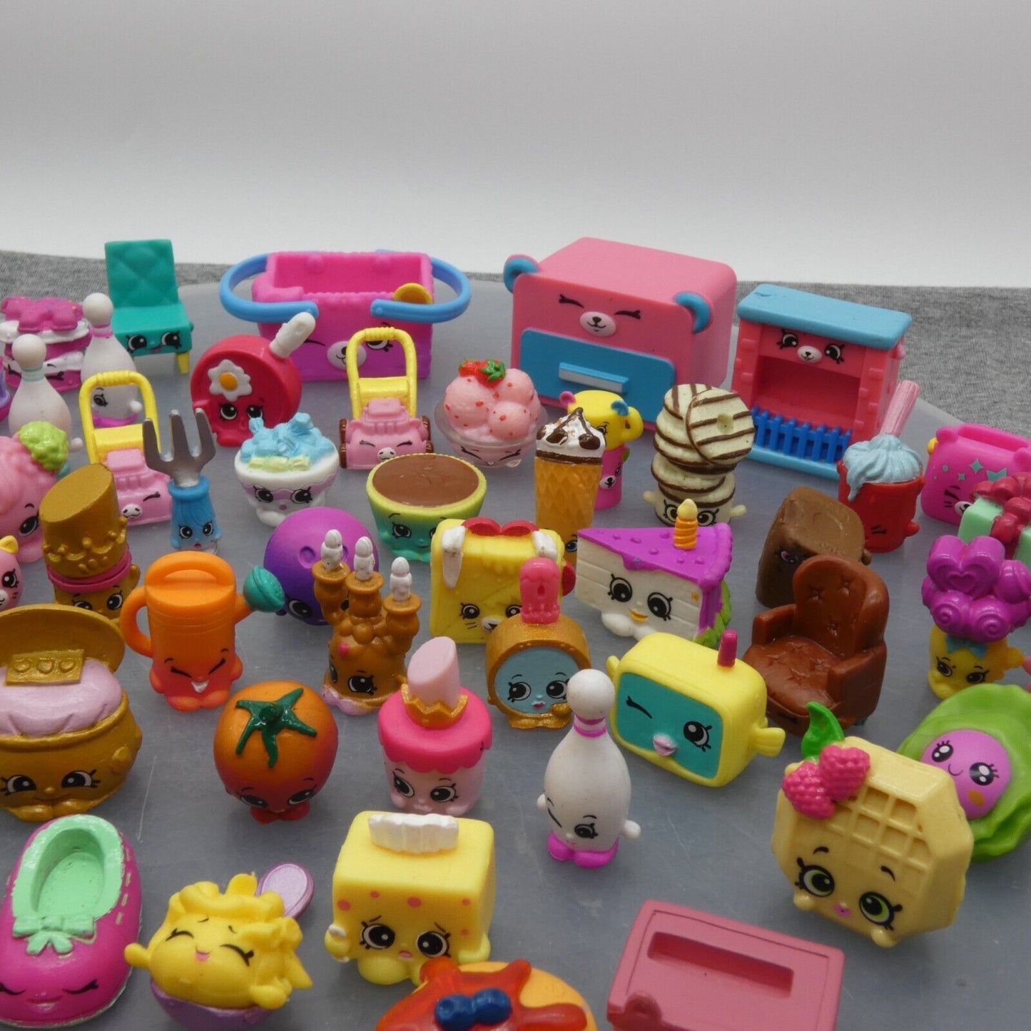 Shopkins Lot of 50 Plus Figures Various Mixed Series