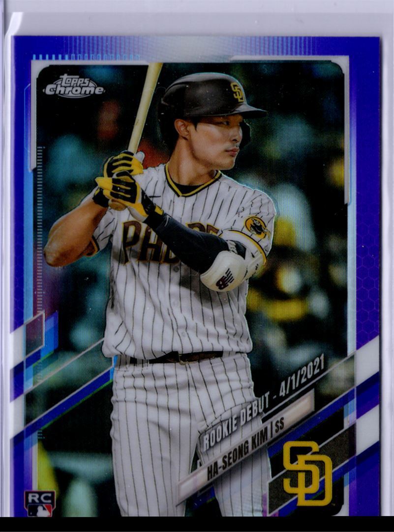 2021 Topps Chrome Update Ha-Seong Kim San Diego Padres #USC12 Purple